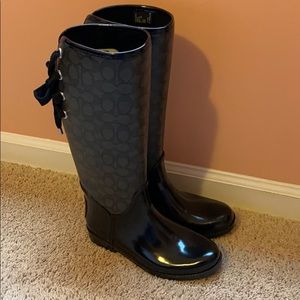 Coach rain boots!